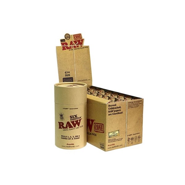 Six Shooter RAW y caja de cones