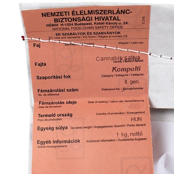 Semillas Kompolti GB composición