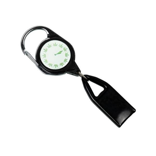 Porta mechero extensible reloj marihuana portamecheros negro