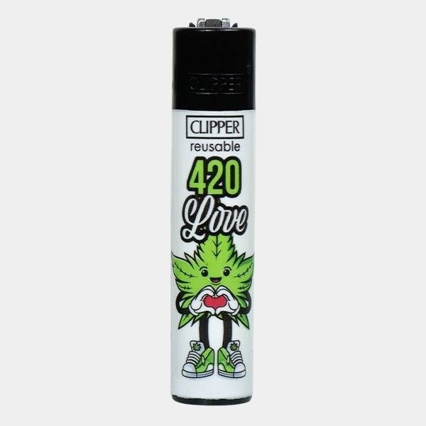 Mechero Clipper Weed Slogan 13 D 4