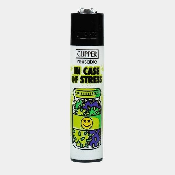 Mechero Clipper Weed Slogan 12 2