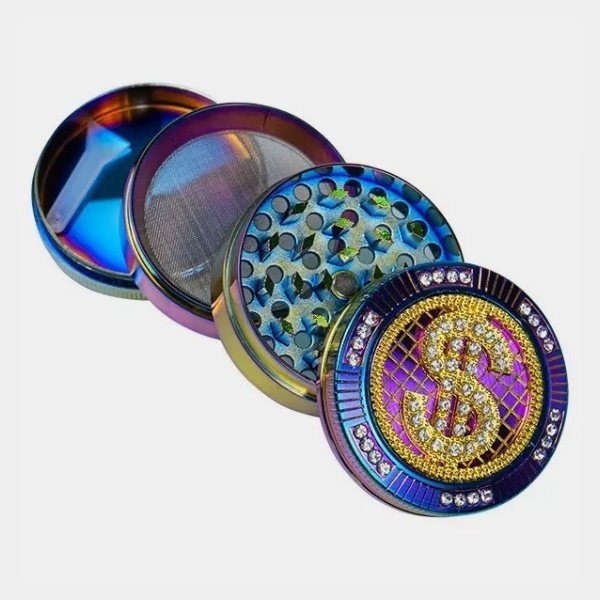 Grinder Rainbow Bling Bling dollar abierto