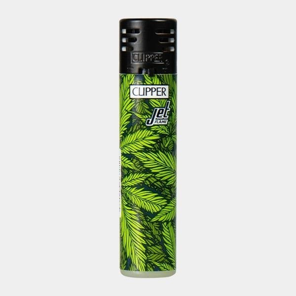 Mechero Clipper Printed Weed Jet Flame 3