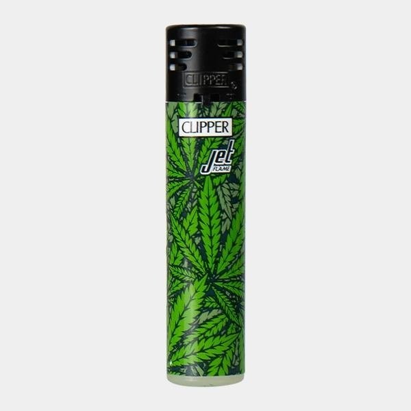 Mechero Clipper Printed Weed Jet Flame 4