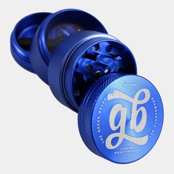 Grinder aluminio GB 4 partes 40mm azul abierto