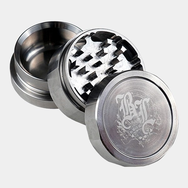 Grinder in Acciaio Inossidabile Deluxe Black Leaf