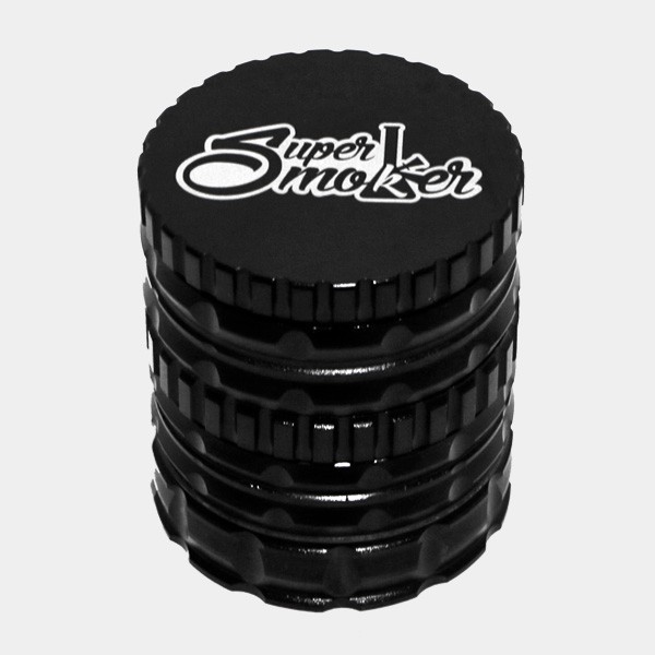 Grinder Doble Aluminio Giza 62mm 5 partes negro