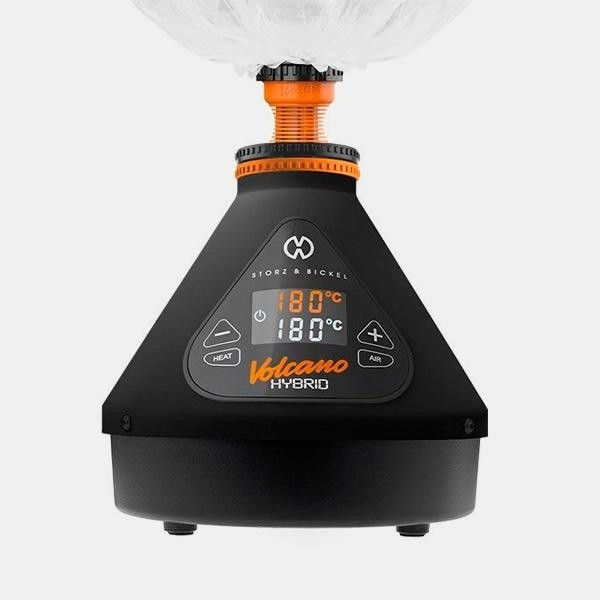 Vaporizador Volcano Hybrid negro bolsa