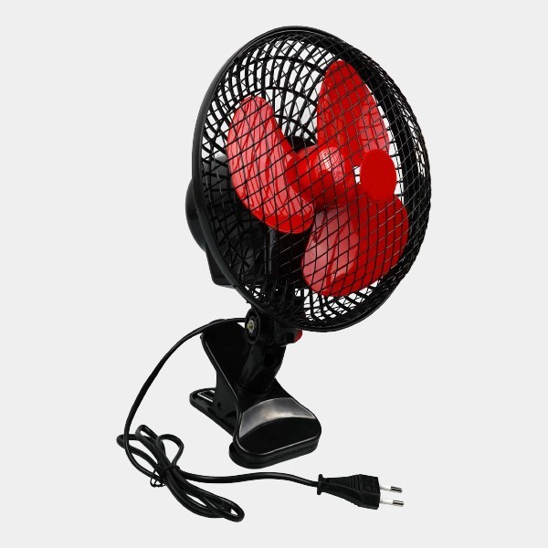 Ventilatore con pinza oscillante