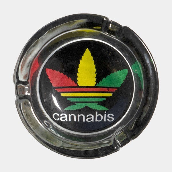 Cenicero de Cristal magic adidas rasta weed