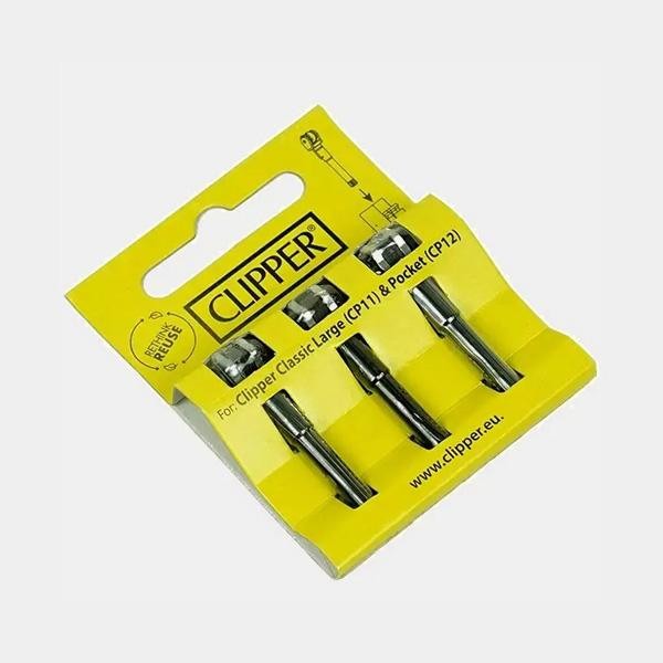 Supporto plastica con pietra accendino Clipper