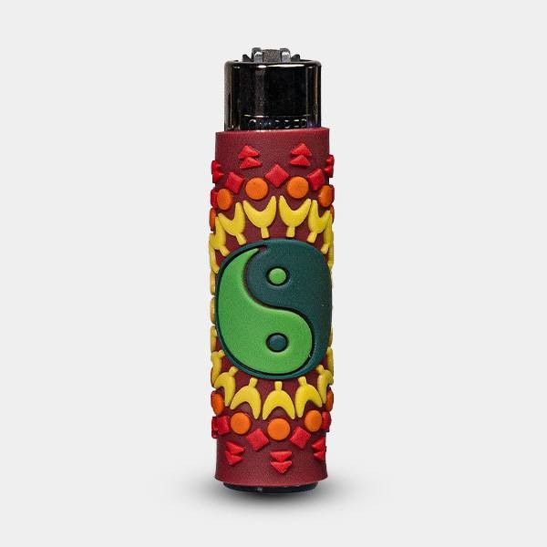 Mechero Clipper Hippie Passion 3 con Funda de Silicona 5